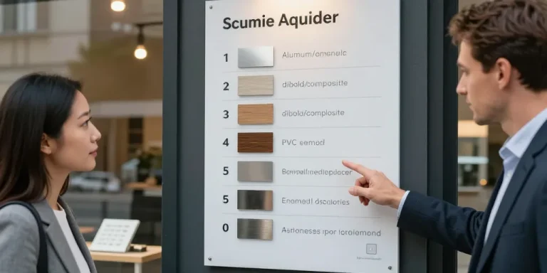 panneau agence immobiliere